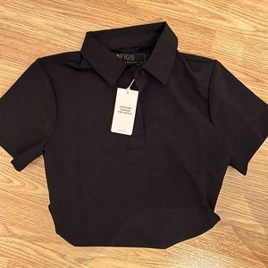 FIGS Nala scrub polo top and Yola scrub pants